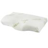 Bamboo Memory Foam Sleep Pillow Contoured Cervical Orthopedic Pillow Neck Support Breath Pillow