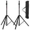 5 Core 2 Pieces PA Speaker Stands Adjustable Height Professional Heavy Duty Tripod Mounting Bracket; Pieces Carrying Bag; Extend from 40 to 72 inches;