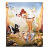 Bambi 80th Celebration; Forest Poster Aggretsuko Comics Silk Touch Throw Blanket; 50" x 60"