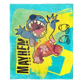 Lilo & Stitch; Total Mayhem Aggretsuko Comics Silk Touch Throw Blanket; 50" x 60"