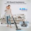 Wet Dry Vacuum Cleaner for Home, Cordless Vacuum and Mop Combo with Self-Cleaning & Aromatherapy, 50Mins Long Runtime, Stick Vacuum Cleaner for Pet Ha