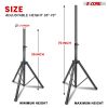 5 Core 2 Pieces PA Speaker Stands Adjustable Height Professional Heavy Duty Tripod Mounting Bracket; Pieces Carrying Bag; Extend from 40 to 72 inches;