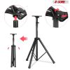 5 Core 2 Pieces PA Speaker Stands Adjustable Height Professional Heavy Duty Tripod Mounting Bracket; Pieces Carrying Bag; Extend from 40 to 72 inches;