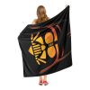 Star Wars; Vader Jack-o'-lantern Aggretsuko Comics Silk Touch Throw Blanket; 50" x 60"