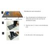 2 in 1 Disinfecting Sanitizing Floor Entrance Mat; Disinfection Doormat Entry Rug Shoe sanitizer;  Shoe Tray for entryway Indoor; Welcome Mat (FBA war