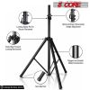 5 Core 2 Pieces PA Speaker Stands Adjustable Height Professional Heavy Duty Tripod Mounting Bracket; Pieces Carrying Bag; Extend from 40 to 72 inches;