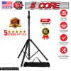 5 Core 2 Pieces PA Speaker Stands Adjustable Height Professional Heavy Duty Tripod Mounting Bracket; Pieces Carrying Bag; Extend from 40 to 72 inches;