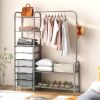 Free Standing Closet Organizer with Removable Drawers and Shelves