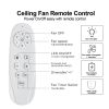 56 in. Dimmable Integrated LED Indoor&Outdoor White Ceiling Fan with DC Motor and Remote