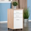 Kenner File Cabinet; 2-Drawer; Reclaimed Wood and White