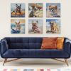 Pomeranian Canvas Wall Art