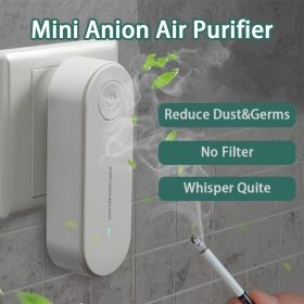 Air Purifier; Mini Portable Air Freshener Air Cleaner; For Home/Bedrooms/Toilets/Living Room/Hotel/Office (Color: Black)