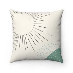 Abstract Sun Outline Cushion Home Decoration Accents - 4 Sizes (size: 14" x 14")