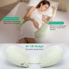 Pregnancy Pillows Adjustable Support Maternity Pillow Soft Side Sleeper Pregnancy Pillows Wedge Pillow with Detachable Pillow Cover